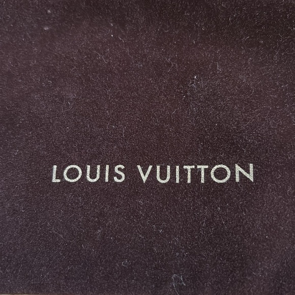 Louis Vuitton Accessories - Louis Vuitton Dark Brown Velvet Pouch
